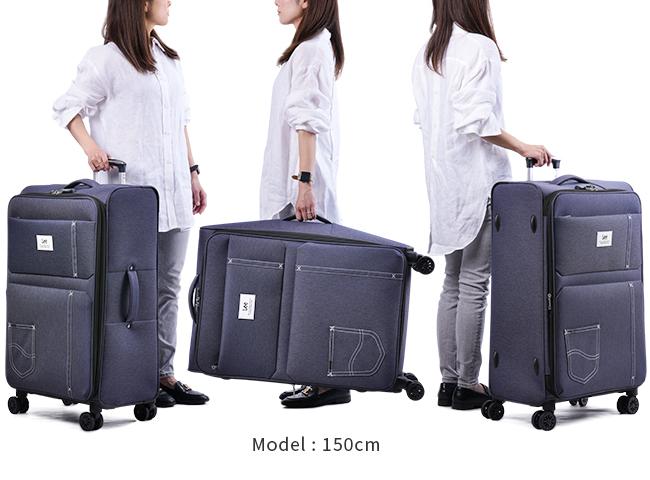 Lee リー スーツケース Lサイズ XL 91L/104L 受託無料 158cm以内