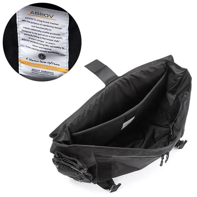 アッソブ コーデュラファインテックス メッセンジャーバッグ A2SOV as2ov-152318