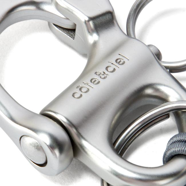 コートエシエル Polyester + Zinc Alloy キーケース キーホルダー c?te&ciel letgo