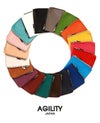 アジリティ アリニエショート 二つ折り財布 AGILITY aj-0346-is