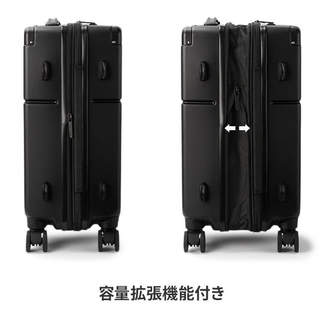 タケオキクチ スーツケース 機内持ち込み Sサイズ SS 37L 43L 拡張機能