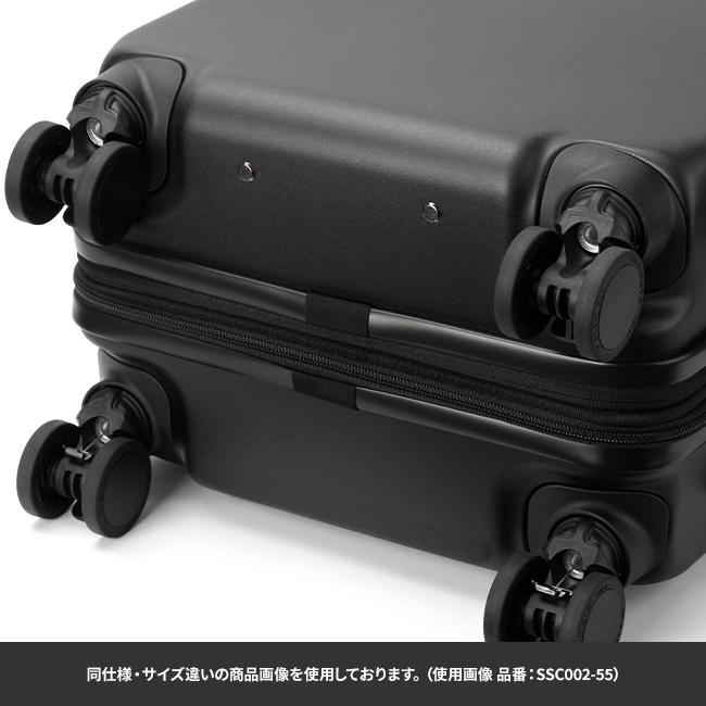 タケオキクチ スーツケース Mサイズ 55L/64L 拡張機能付き ストッパー