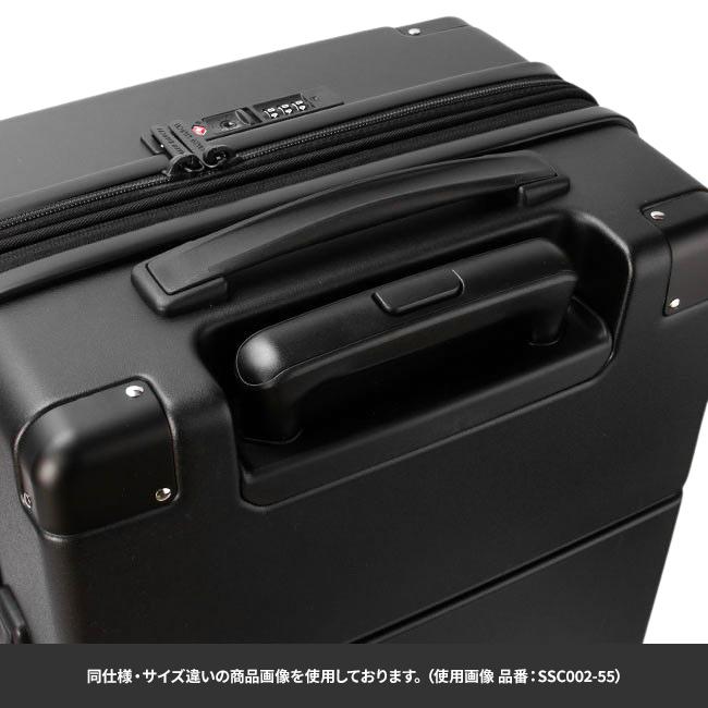 タケオキクチ スーツケース Mサイズ 55L/64L 拡張機能付き ストッパー