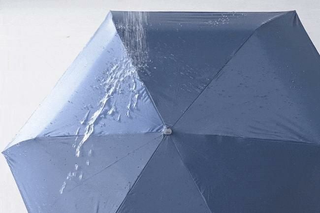 バグスロウ×アンベル ベリカルラージ フラット 折りたたみ傘 全天候型 晴雨兼用 自動開閉 Amvel VERYKAL LARGE Flat bugSlaw A2755