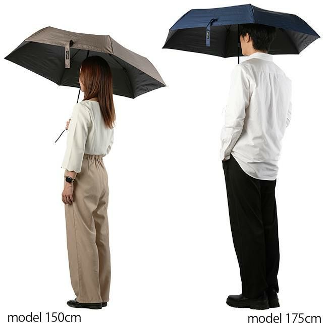 バグスロウ×アンベル ベリカルラージ フラット 折りたたみ傘 全天候型 晴雨兼用 自動開閉 Amvel VERYKAL LARGE Flat bugSlaw A2755