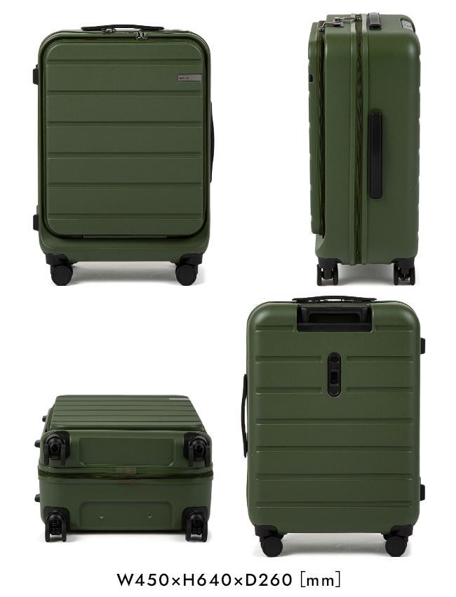 エース フレットボード スーツケース Mサイズ 50L フロントオープン