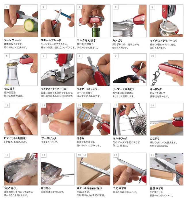 ビクトリノックス マルチツール MEDIUM POCKET KNIVES  Victorinox sw-champ-33