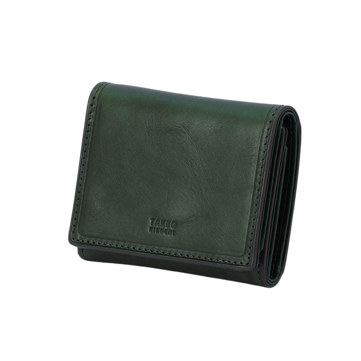 タケオキクチ 三つ折り財布 ミニ財布 ミニウォレット TAKEO KIKUCHI