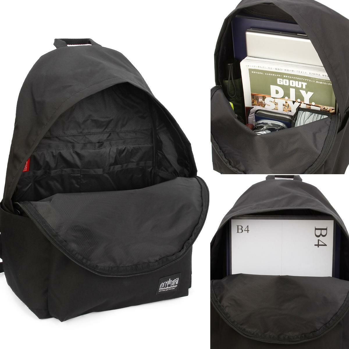 マンハッタンポーテージ ブラックレーベル コーデュラ305P リュック Manhattan Portage BLACK LABEL mp1277l-305pbl