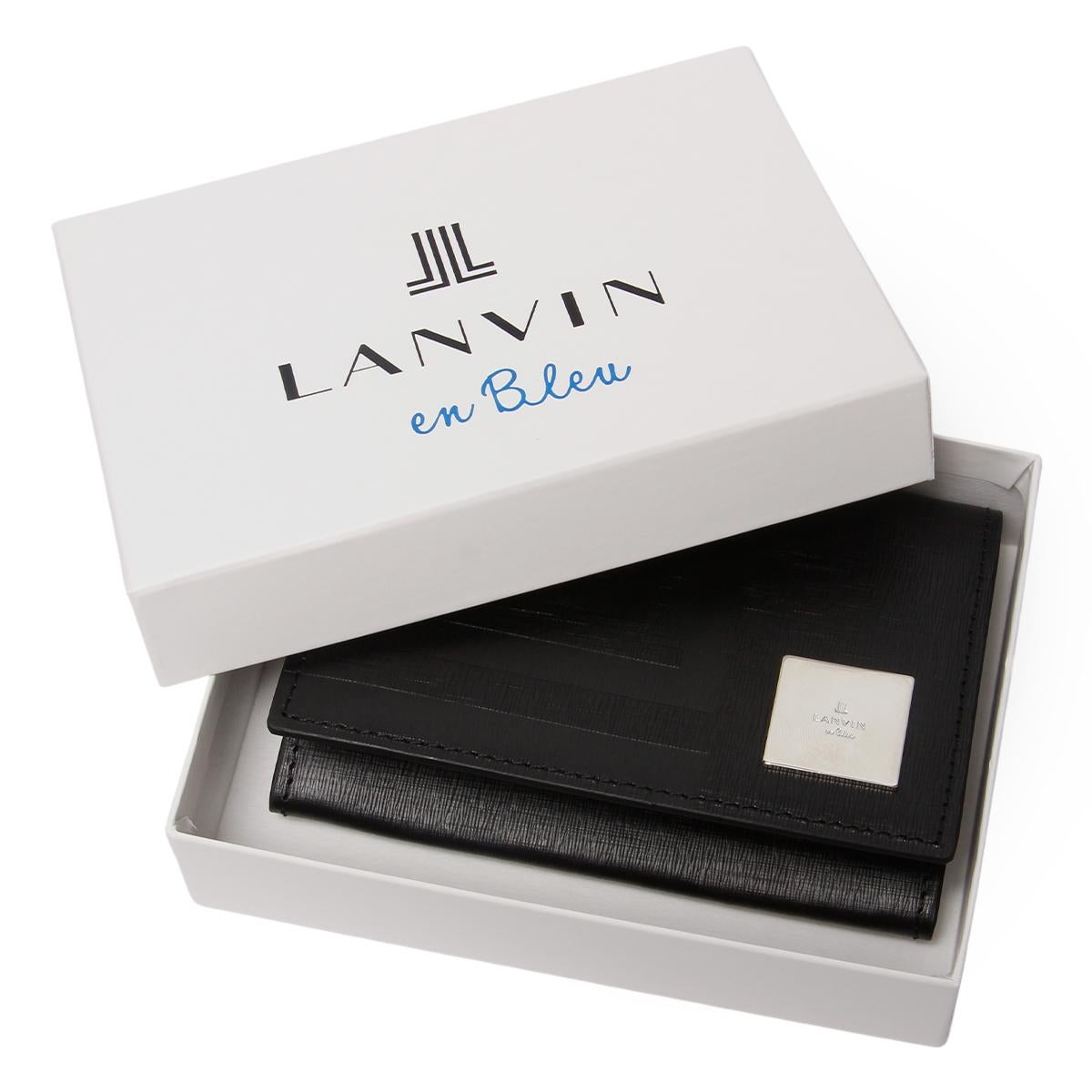 ランバンオンブルー 名刺入れ カードケース フィズ LANVIN en Bleu