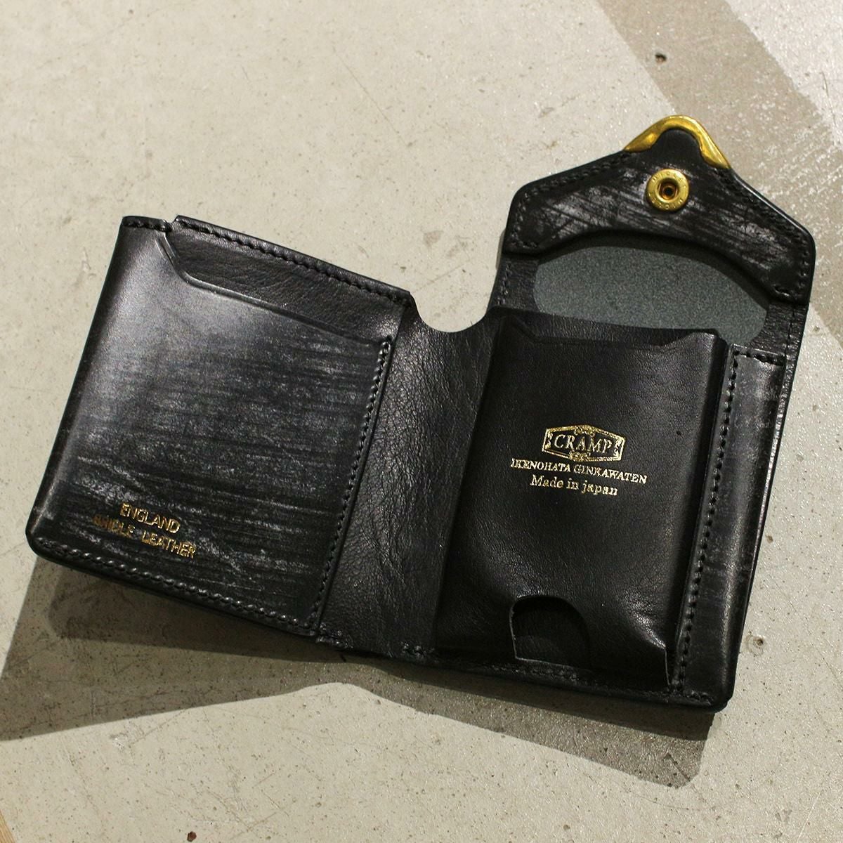 クランプ UK ブライドルレザー 二つ折り財布 Cramp cr-928