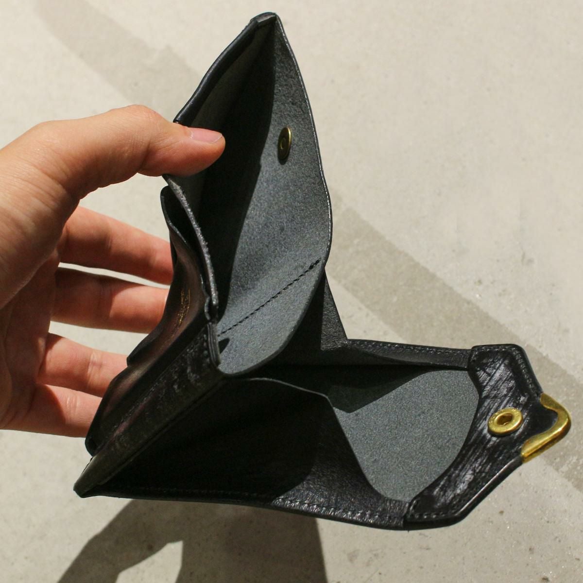 クランプ UK ブライドルレザー 二つ折り財布 Cramp cr-928