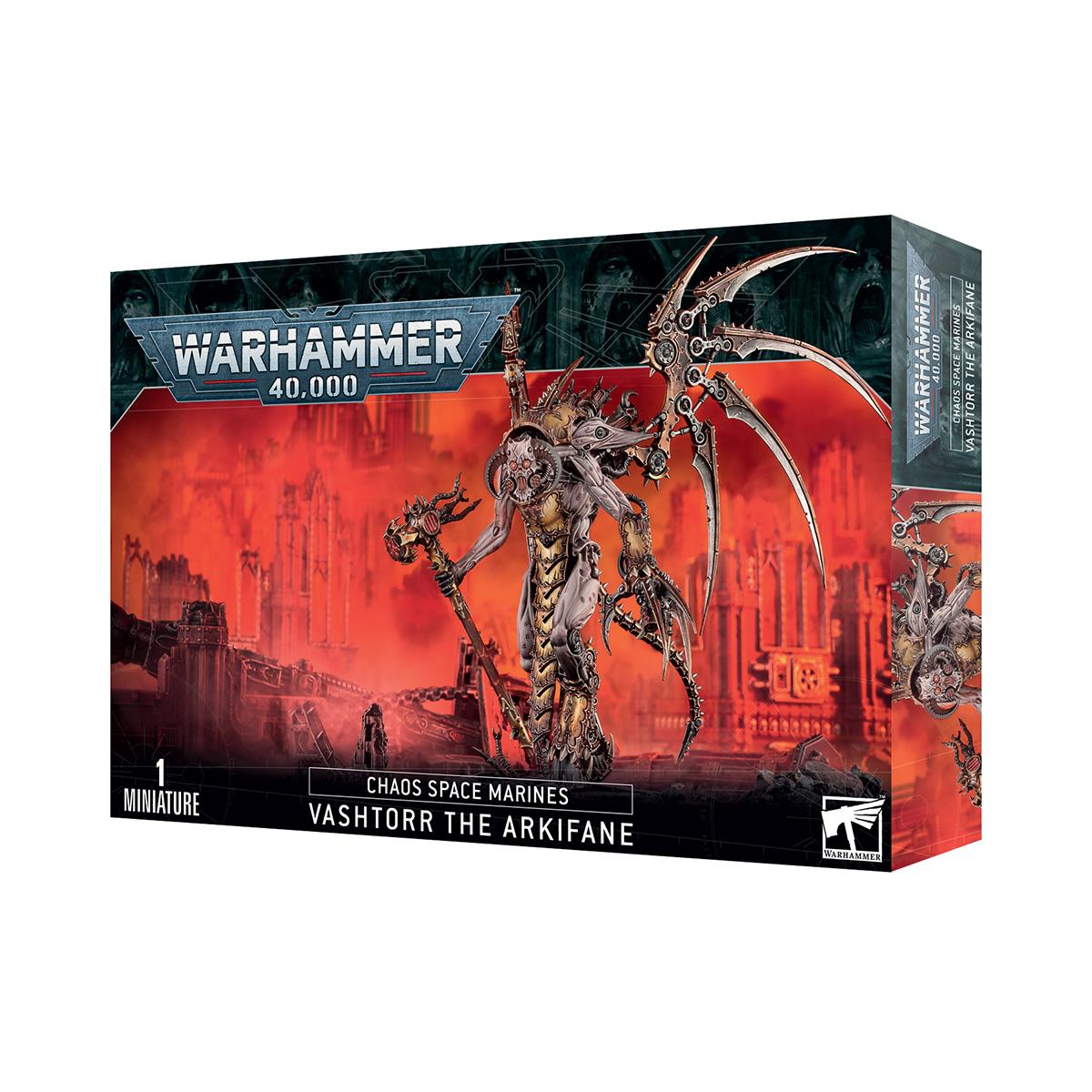 ウォーハンマー 40k ケイオス・スペースマリーン：魔導造主 ヴァシュトール WARHAMMER 40,000 CHAOS SPACE MARINES：VASHTORR THE ARKIFANE 43-99
