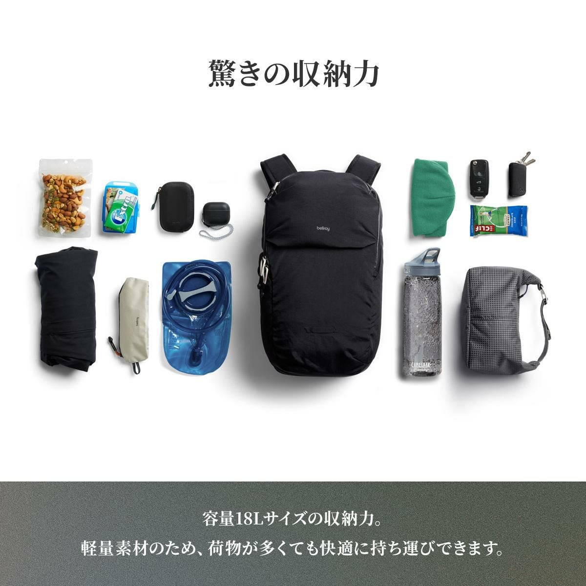 ベルロイ Lite リュック Bellroy blra