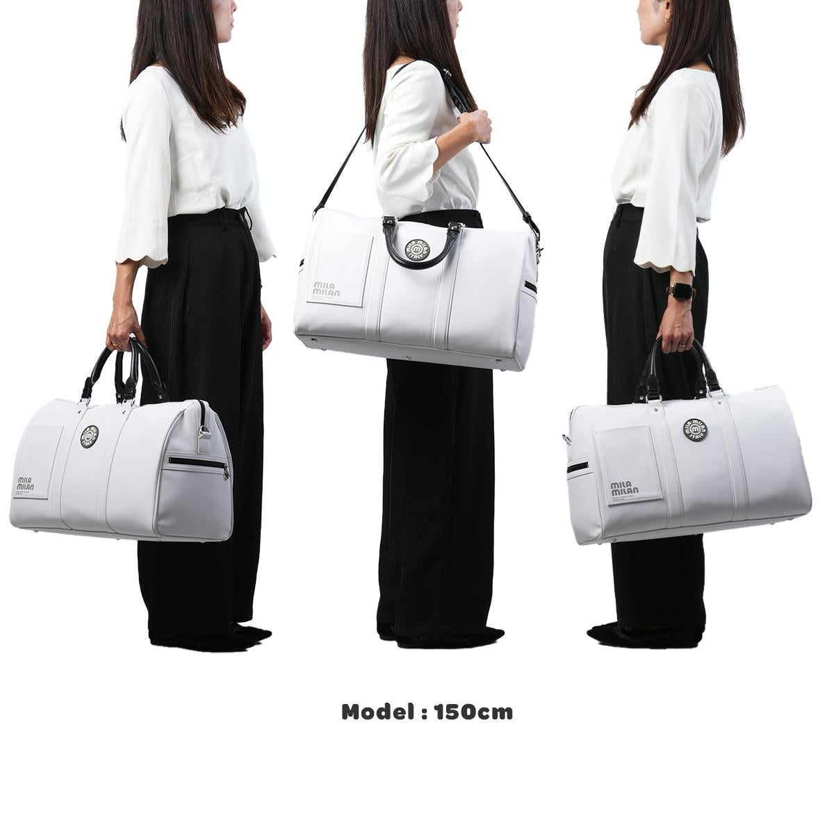 週末セール対象】ミラミラン ベスパ 2WAY ボストンバッグ mila milan