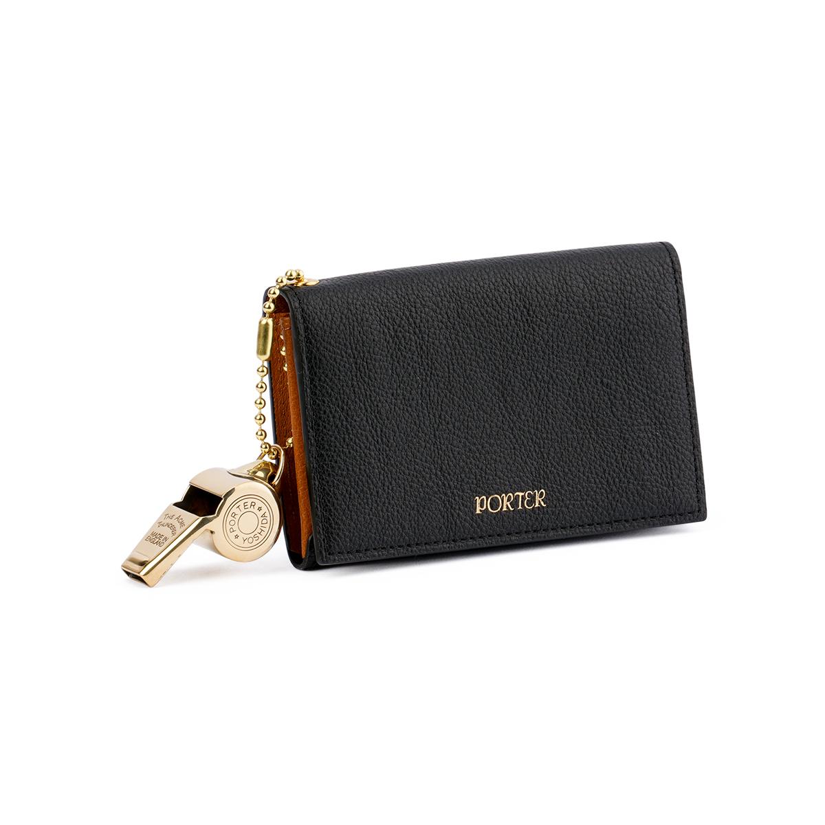 PORTER ケース ゴールド カラビナ付き ポーター トーン カードケース 150-02292 PORTER TONE CARD CASE 吉田