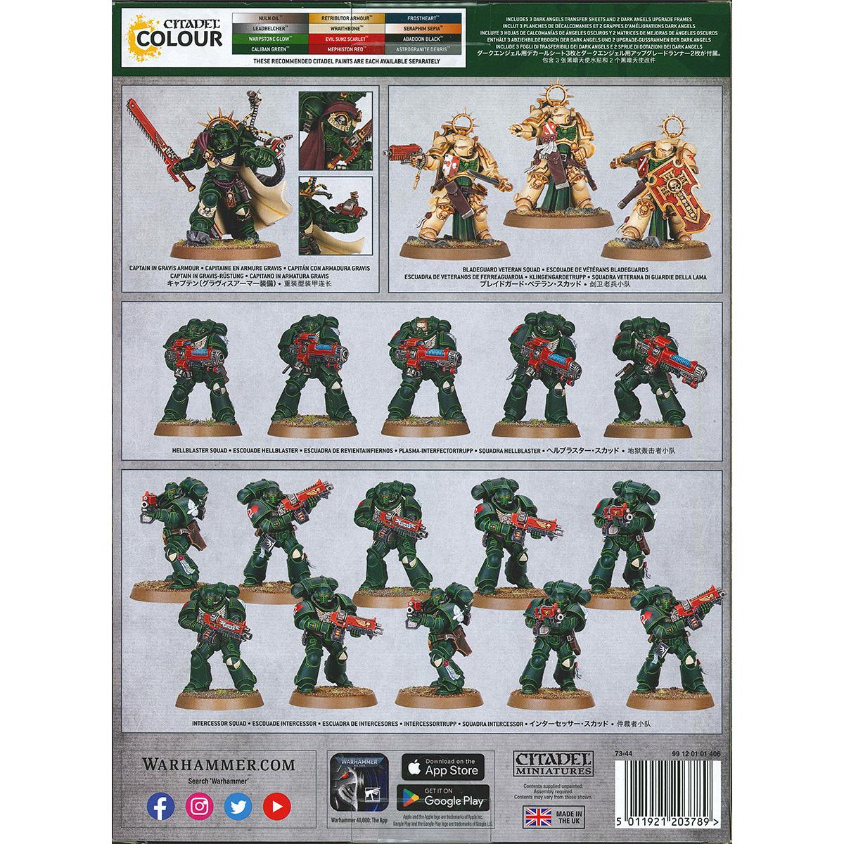 ウォーハンマー 40k コンバットパトロール：ダークエンジェル WARHAMMER 40,000 COMBAT PATROL: DARK ANGELS 73-44