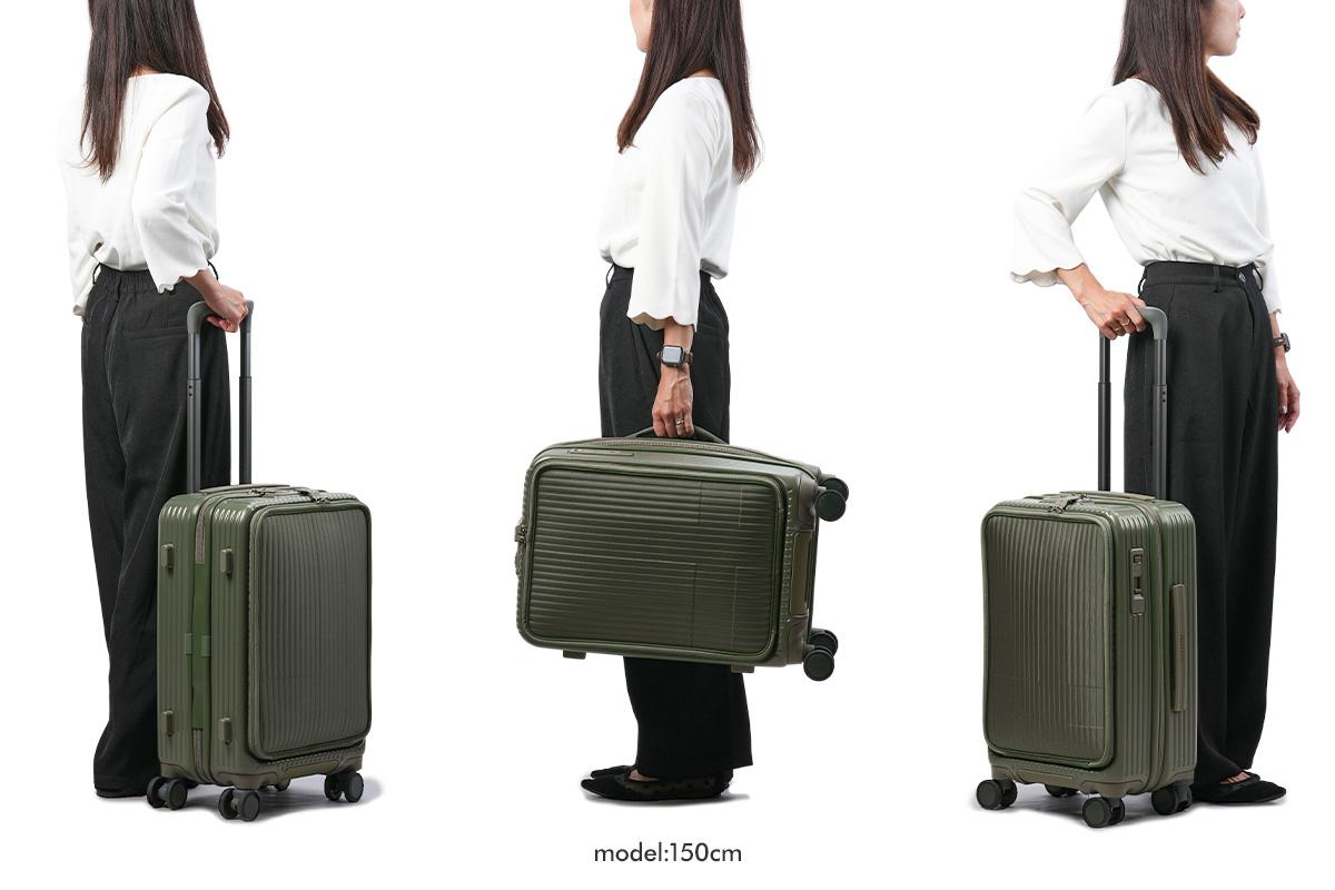 innovator INV5EVA スーツケース 38L カーキ 2年保証＋イノベーター ハイブリッド スーツケース キャリーケース 38L