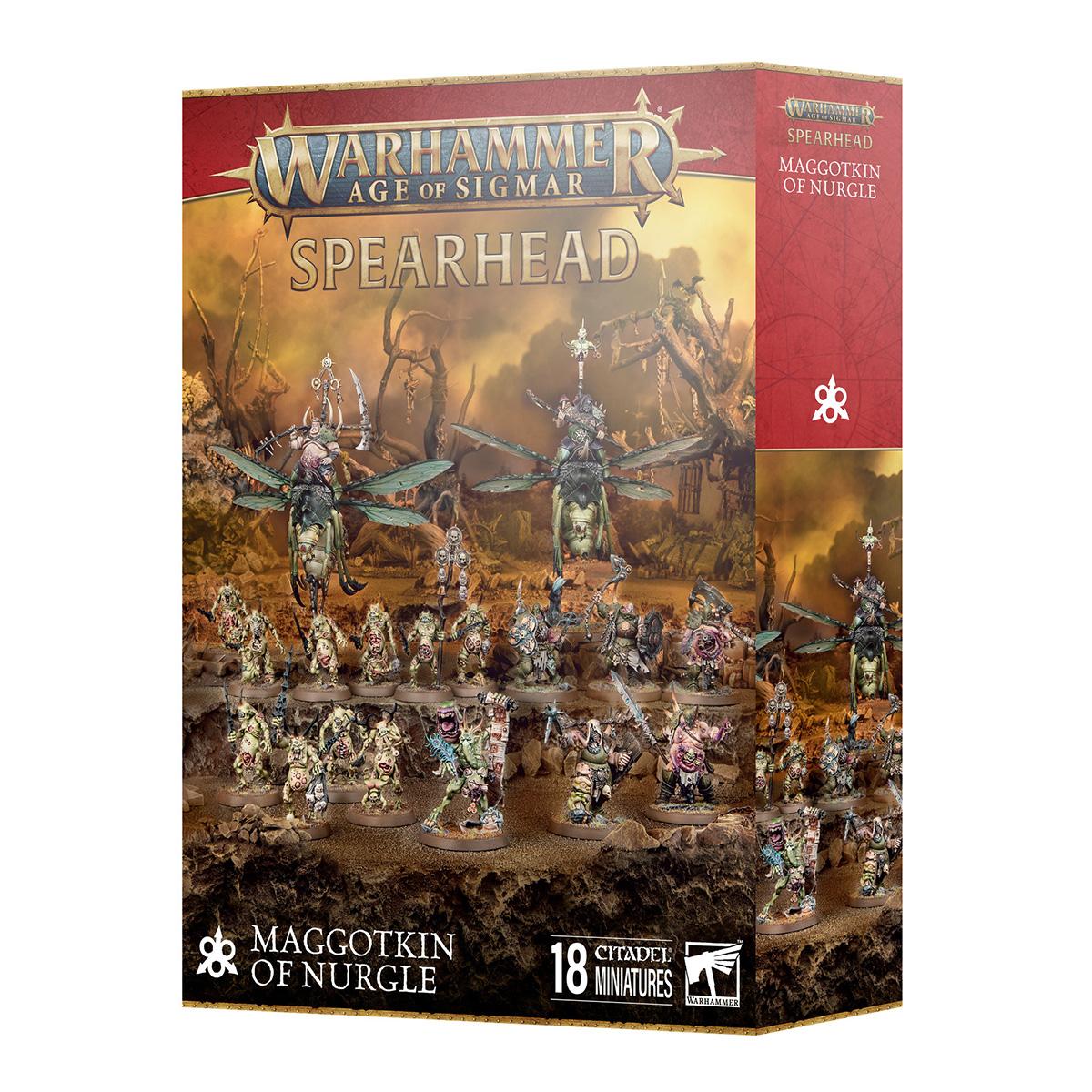 ウォーハンマー エイジ・オヴ・シグマー スピアヘッド：マゴットキン・オヴ・ナーグル WARHAMMER Age of Sigmar SPEARHEAD: MAGGOTKIN OF NURGLE 70-01