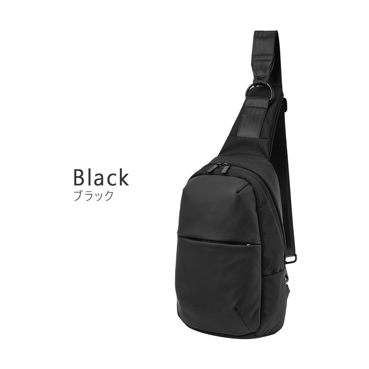 BLACK LABEL ボディバッグ ブラック マンハッタンポーテージ ブラックレーベル ボディバッグ ワン