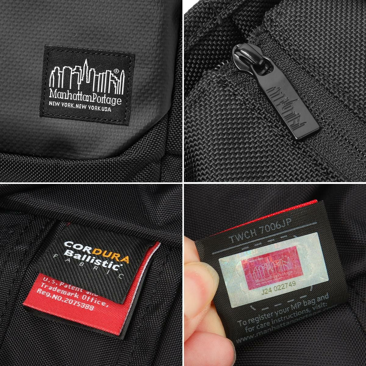 マンハッタンポーテージ ブラックレーベル BLACK LINE トートバッグ Manhattan Portage BLACK LABEL mp1394vlbl-bb