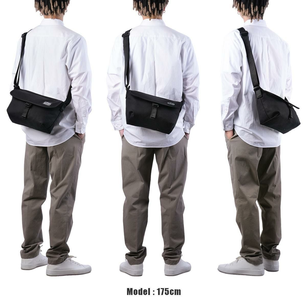 マンハッタンポーテージ ブラックレーベル キャンバスライト メッセンジャーバッグ Manhattan Portage BLACK LABEL mp1441cvlbl