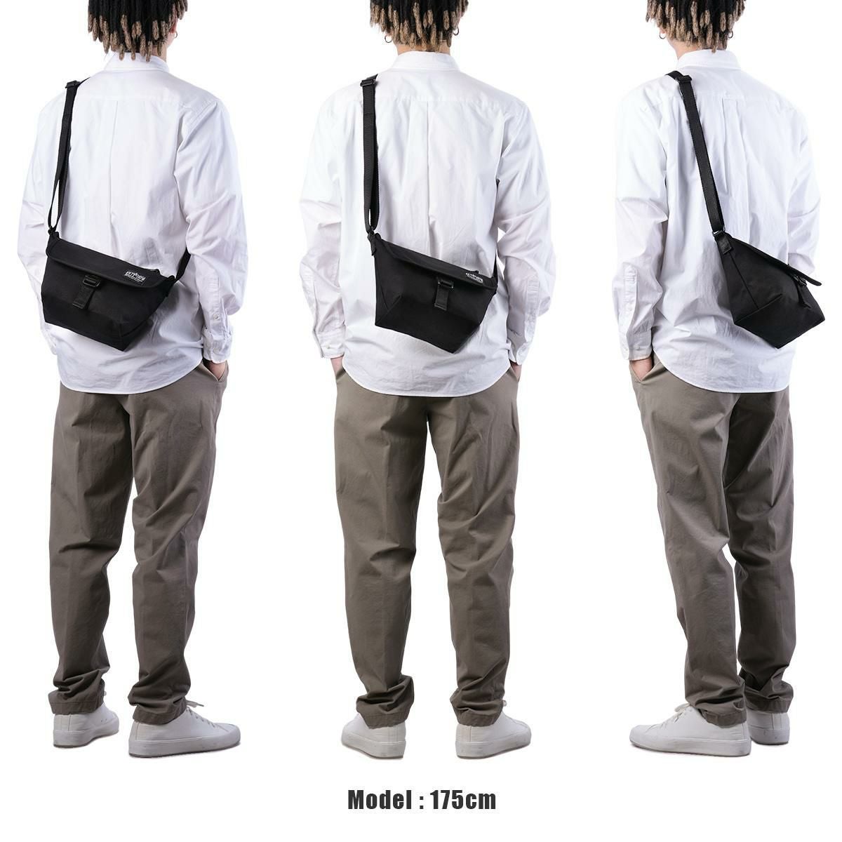 マンハッタンポーテージ ブラックレーベル キャンバスライト メッセンジャーバッグ Manhattan Portage BLACK LABEL mp1603cvlbl