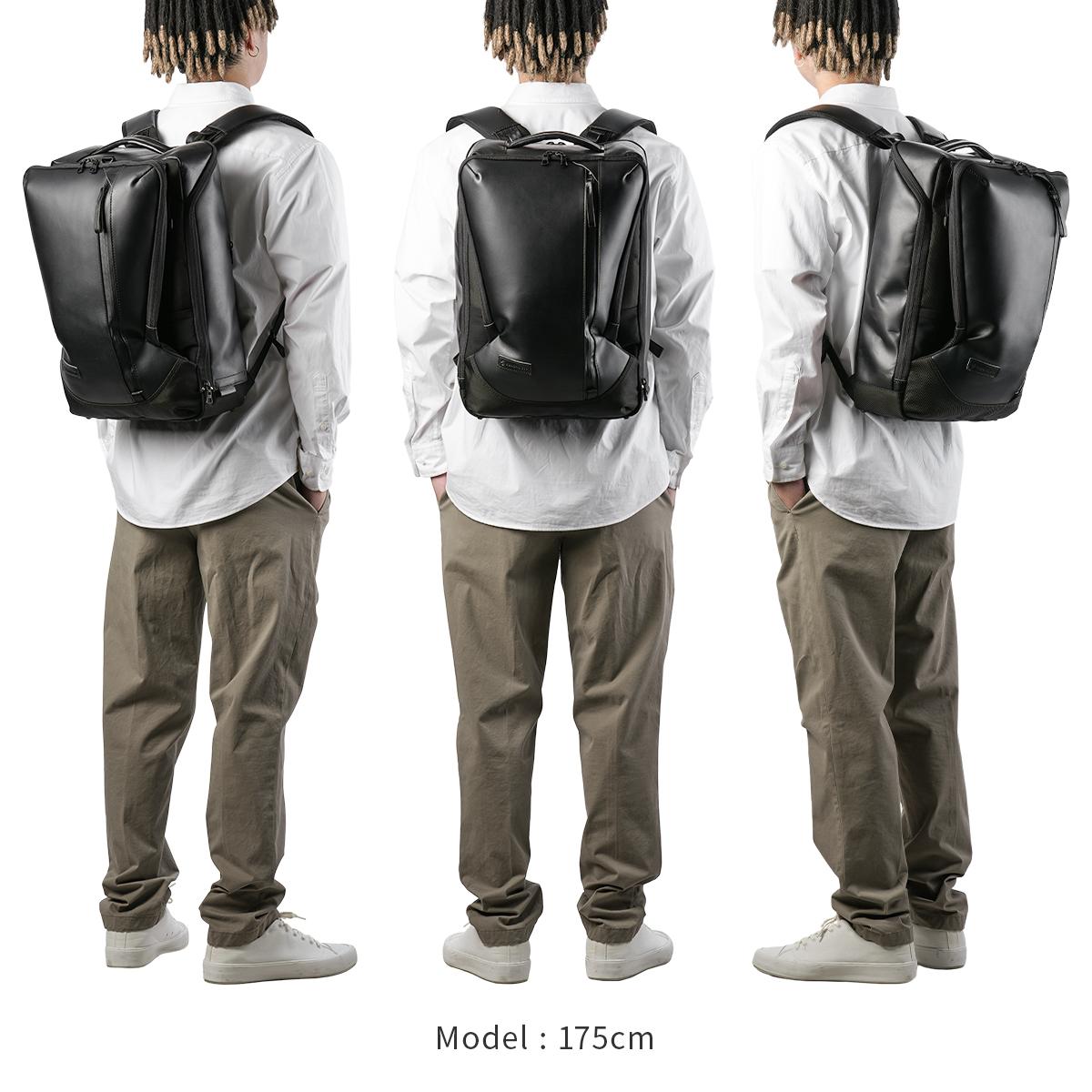 マスターピース スリックレザー ビジネスリュック 19L master-piece