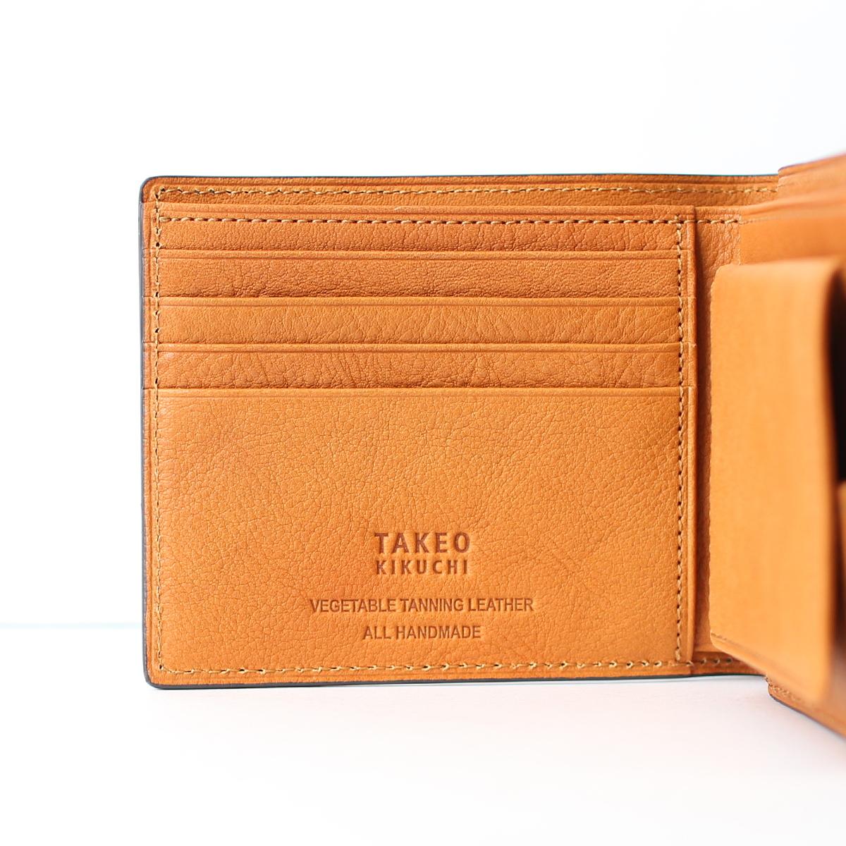 タケオキクチ ハーベイ 二つ折り財布 TAKEO KIKUCHI tk-747613