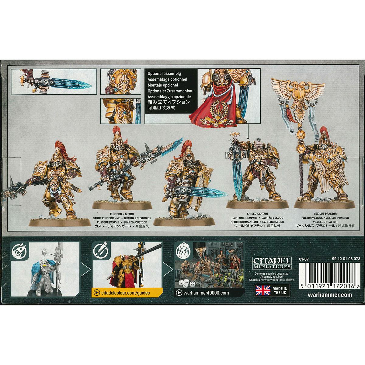 ウォーハンマー 40k アデプトゥス・カストーデス：カストーディアン・ガード WARHAMMER 40,000 ADEPTUS CUSTODES：CUSTODIAN GUARD 01-07