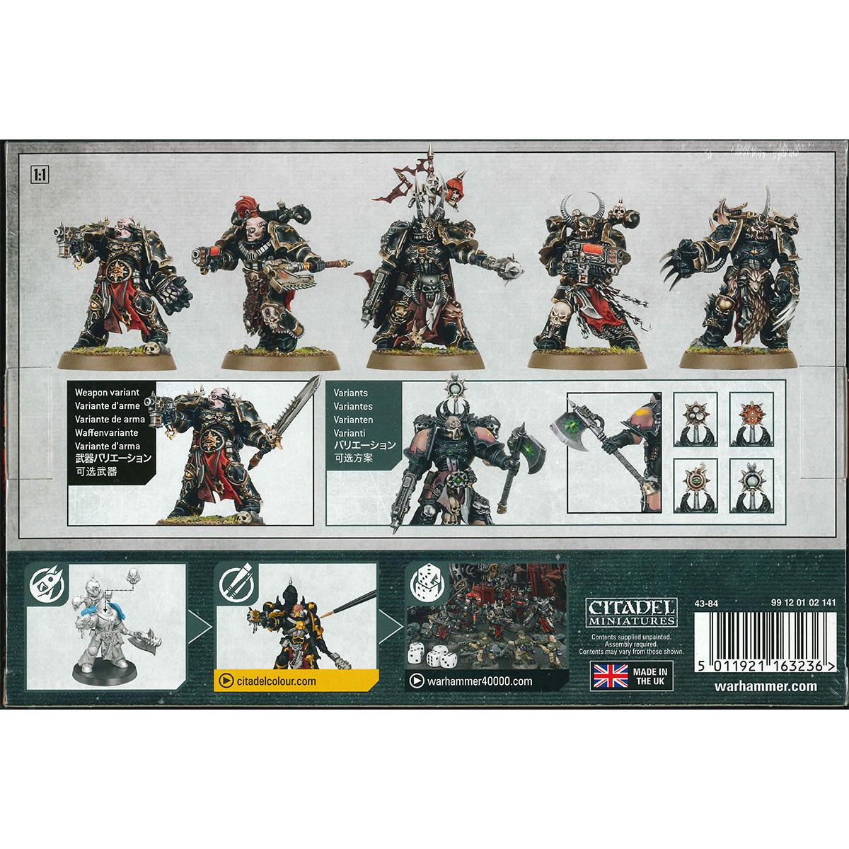 ウォーハンマー 40k ケイオス・スペースマリーン：チョーズン WARHAMMER 40,000 CHAOS SPACE MARINES：CHOSEN 43-84