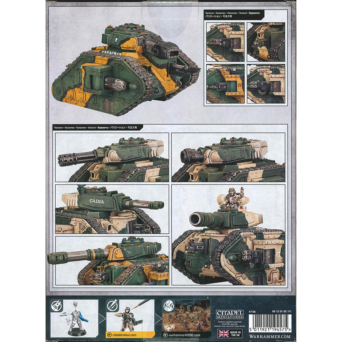 ウォーハンマー 40k アストラ・ミリタルム：レマン・ラス・バトルタンク WARHAMMER 40,000 ASTRA MILITARUM：LEMAN RUSS BATTLE TANK 47-06