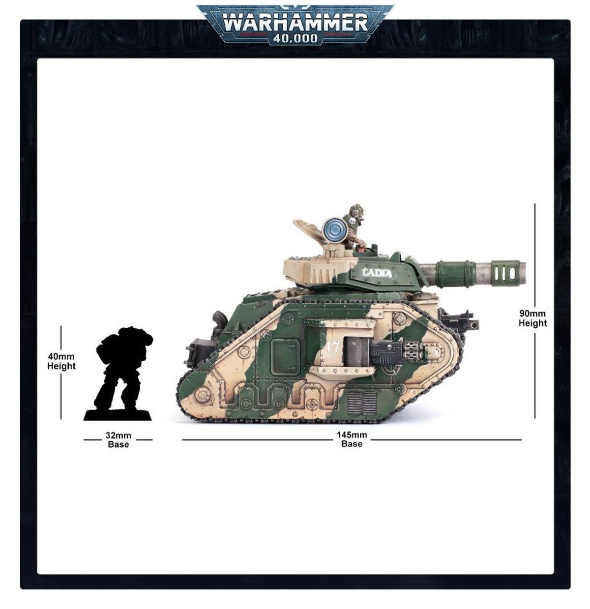 ウォーハンマー 40K アストラ・ミリタルム　 レマン・ラス・バトルタンク LEMAN RUSS BATTLE TANK
