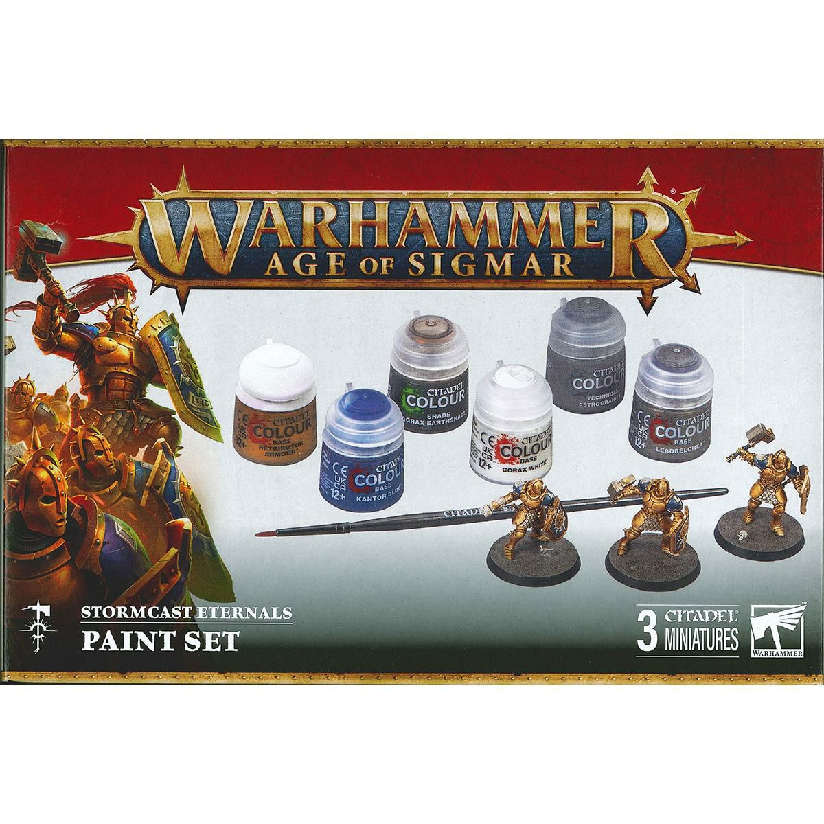 ウォーハンマー エイジ・オヴ・シグマー ストームキャスト・エターナル ヴィンディクター＋ペイントセット WARHAMMER Age of Sigmar Stormcast Eternals Vindictors Paints Set 60-10