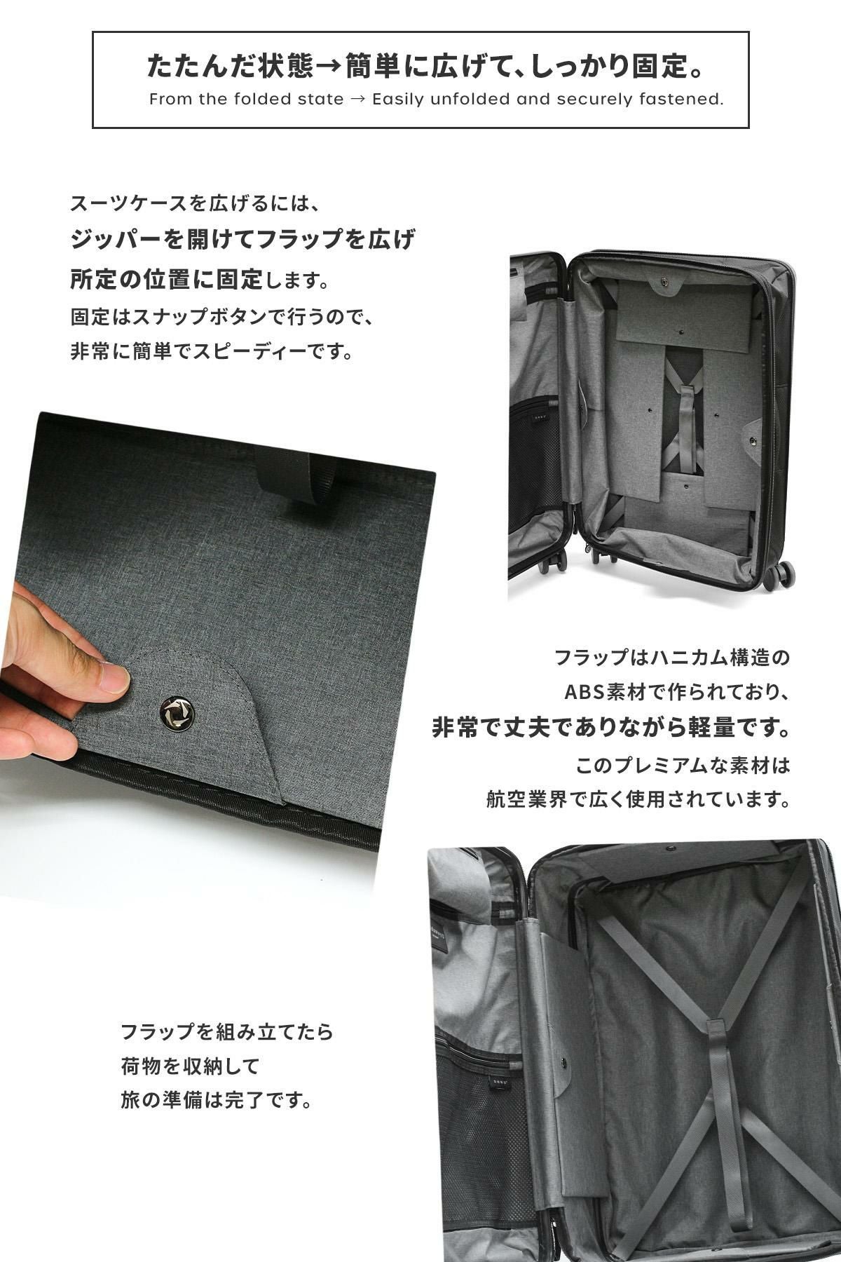 senz° foldaway スーツケース  carry-on-trolley