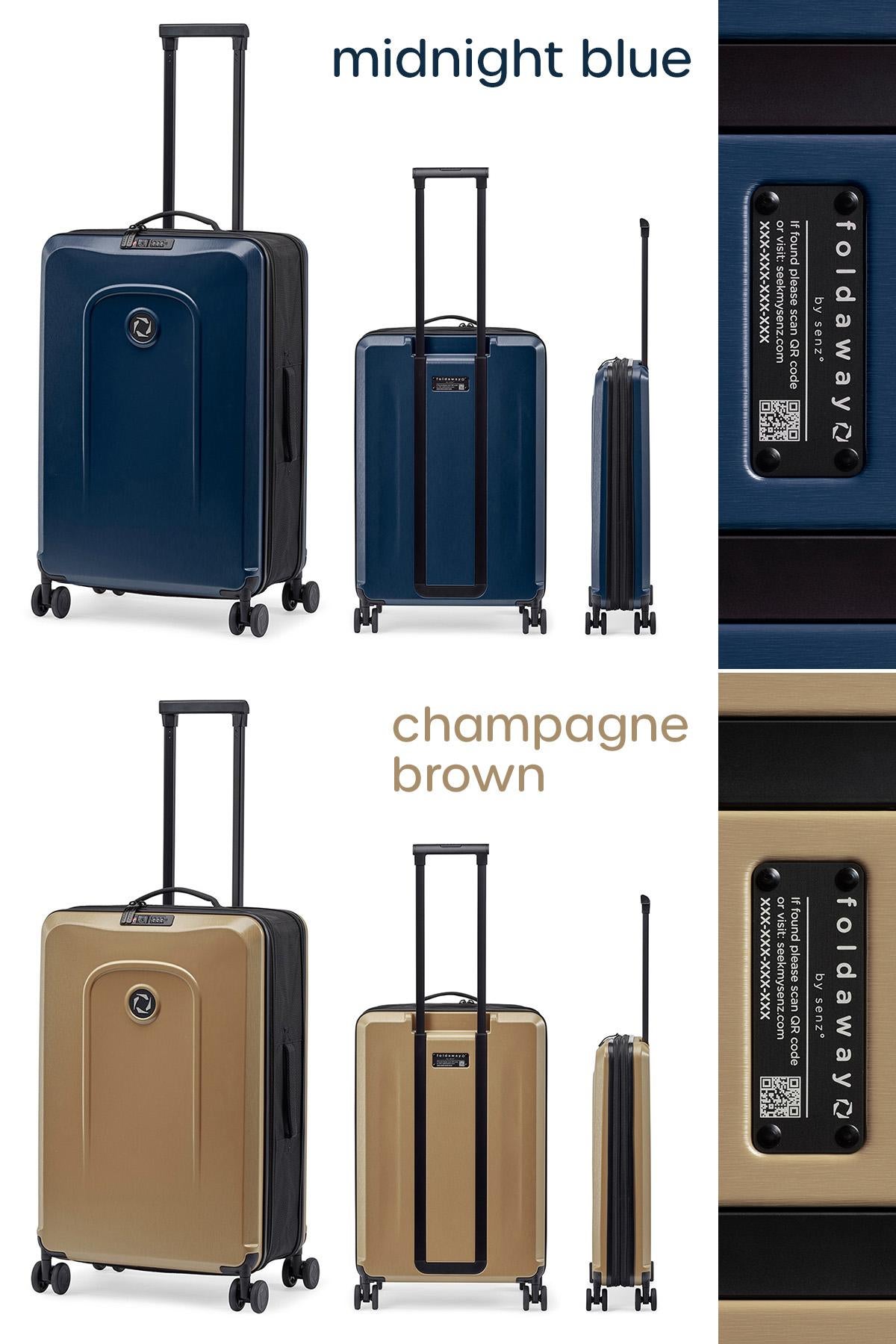 senz° foldaway スーツケース  check-in