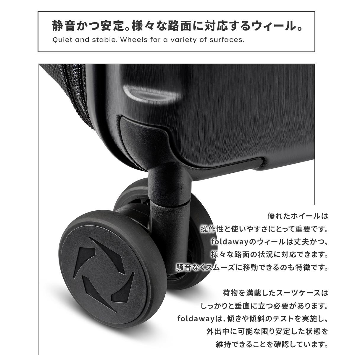senz° センズ スーツケース Mサイズ 折りたたみ 折り畳み 軽量 中型