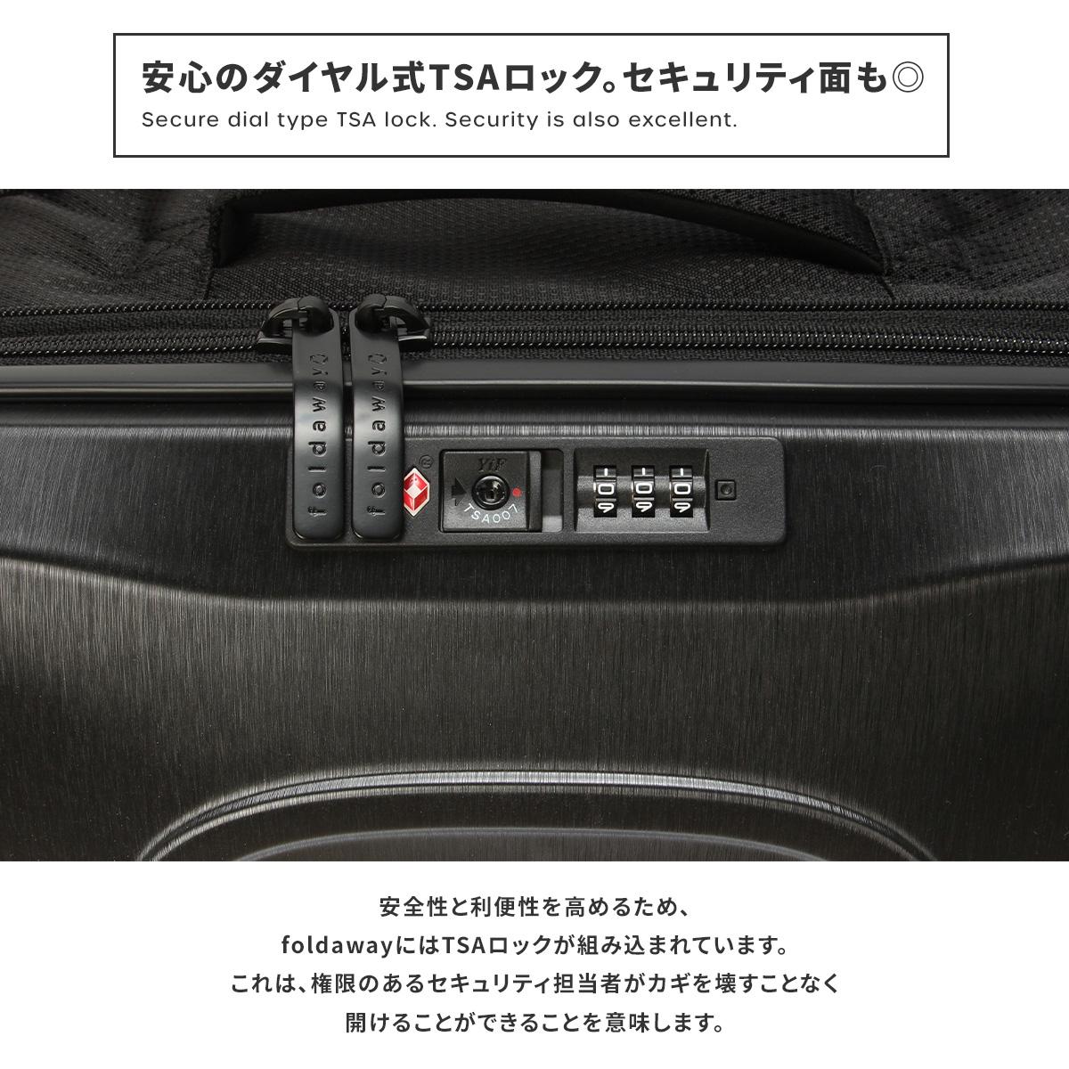 senz° foldaway スーツケース  check-in
