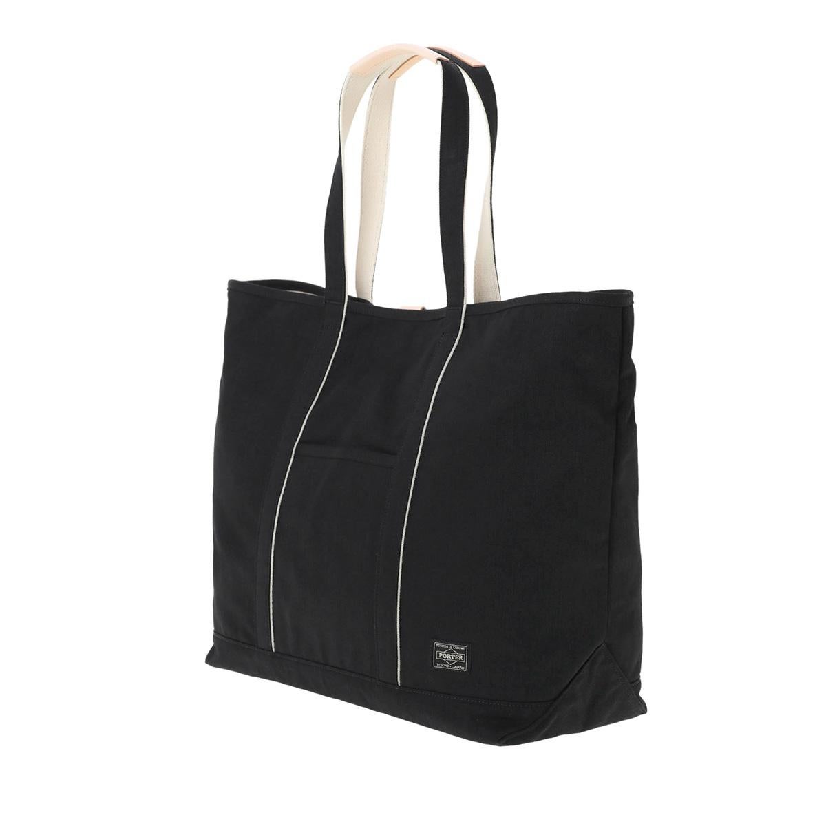 ポーター ノアール トートバッグ PORTER NOIR 895-15158 大容量 軽量 日本製 デニム生地 肩掛け 大きめ TOTE BAG(L) 31L