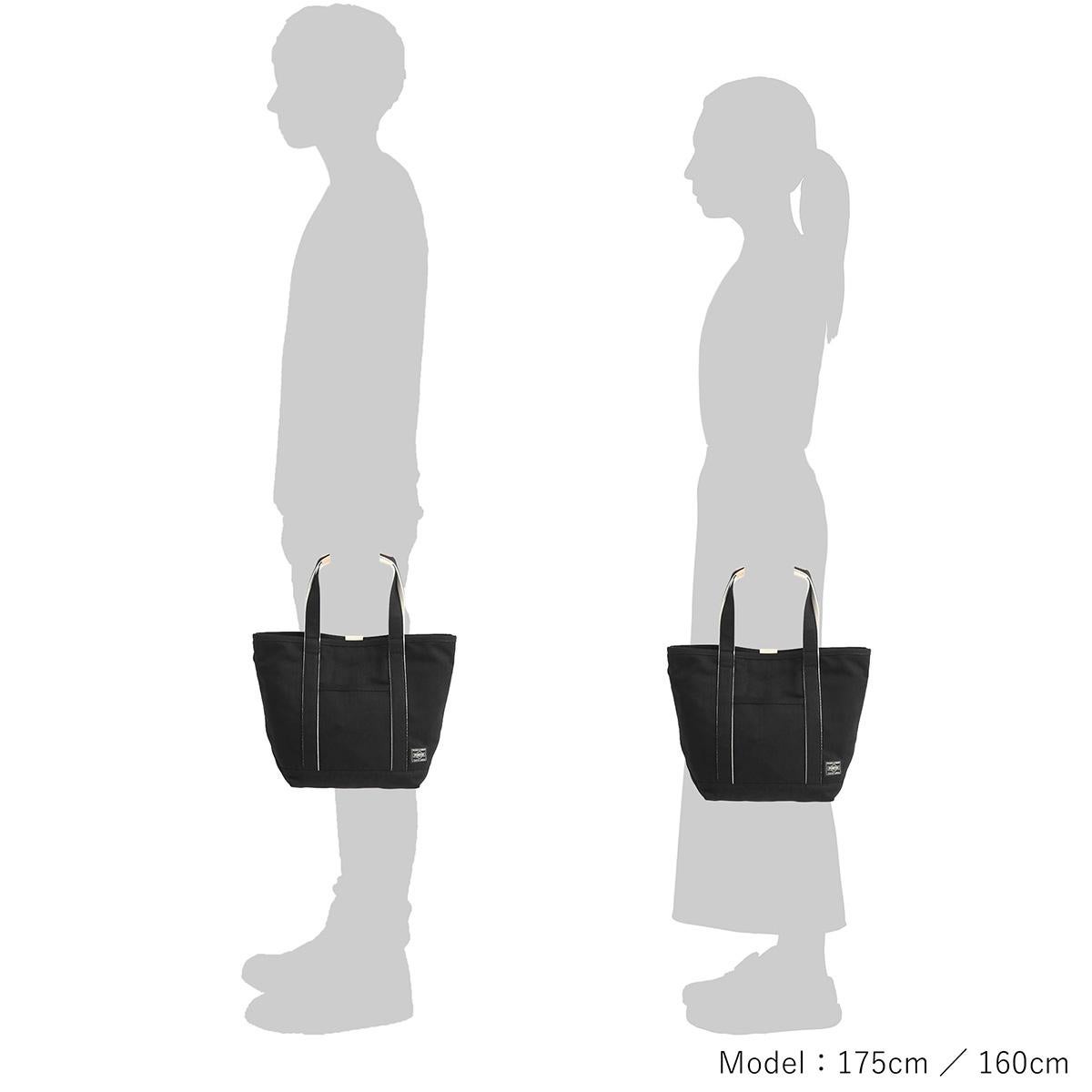 ポーター ノアール トートバッグ PORTER NOIR 895-15160 軽量 日本製 デニム生地 肩掛け 小さめ ミニ TOTE BAG(S)