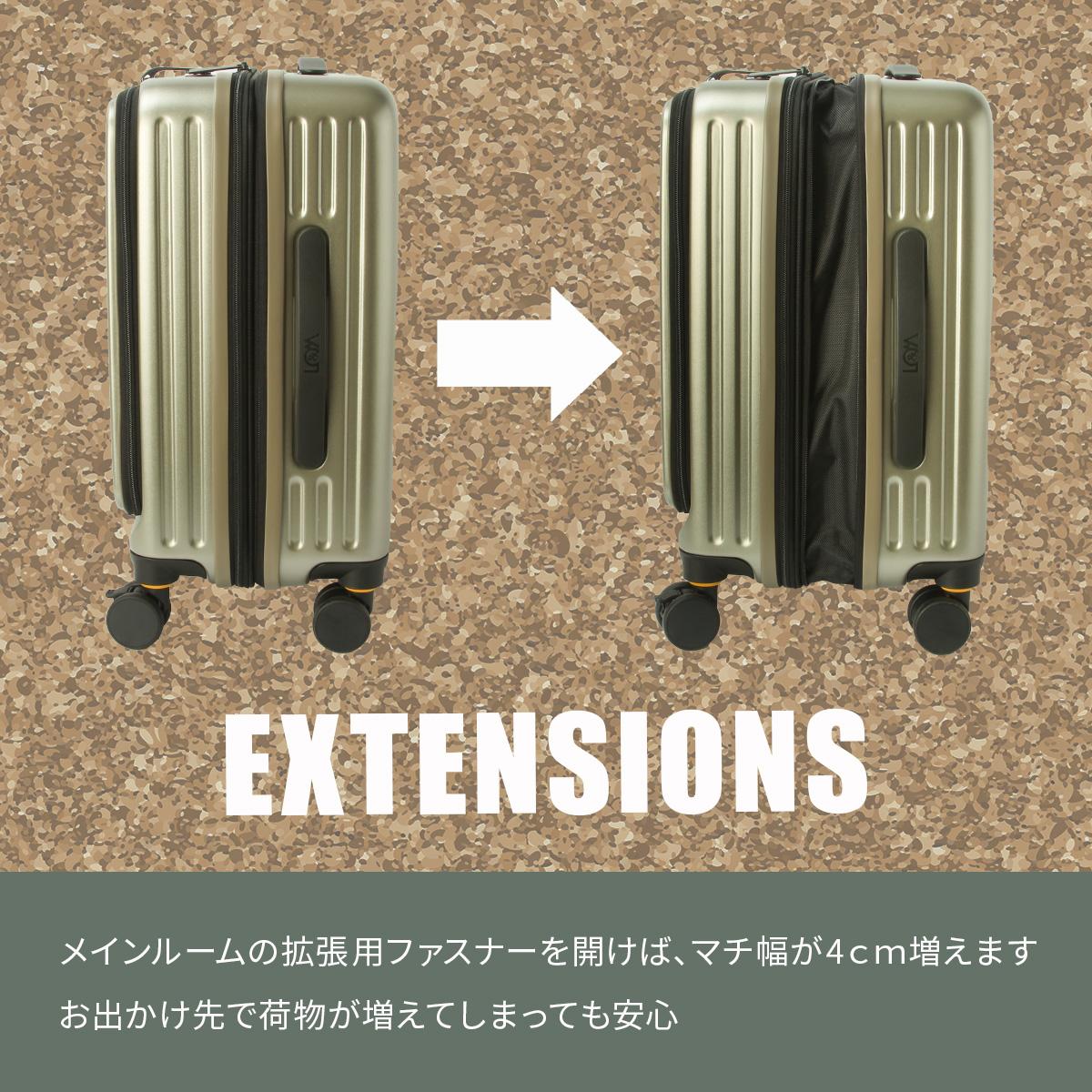 ファイブレイクス アンド エムティー スーツケース 機内持ち込み S