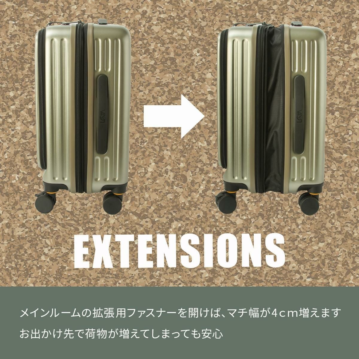 5LAKES＆MT C GEAR スーツケース  5mt-310-4000