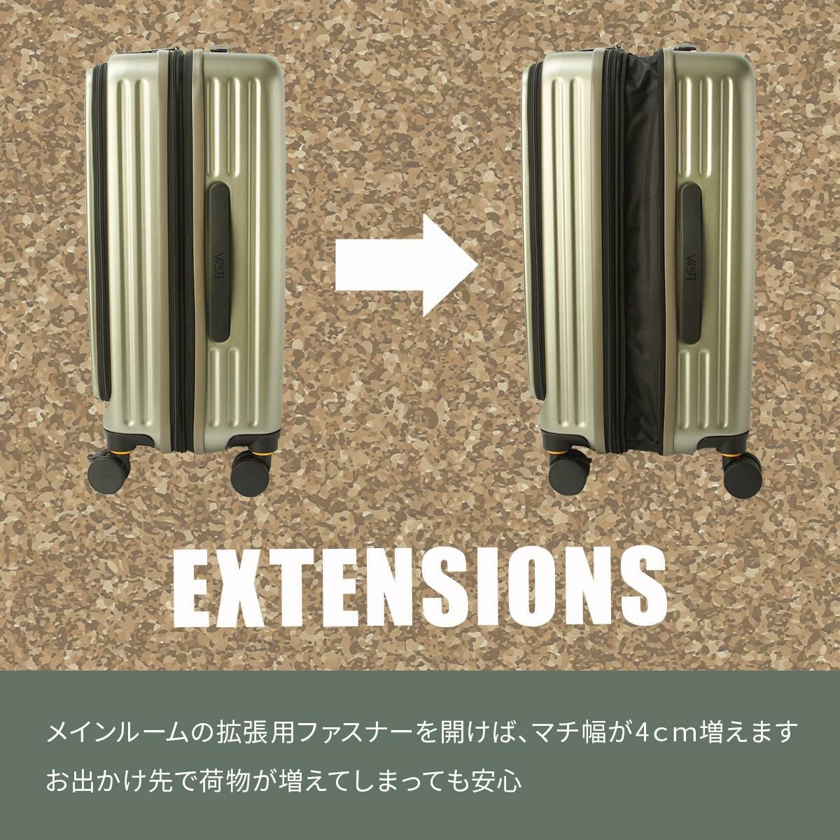 5LAKES＆MT  スーツケース  5mt-310-4001