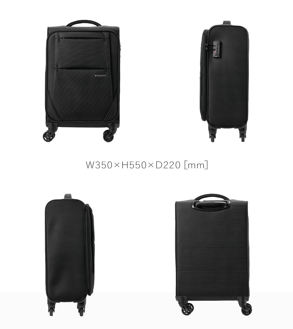 [ヒデオワカマツ] ソフトキャリー リュック ヒデオ ワカマツ フライIII スーツケース Sサイズ SS 27L 機内持ち込み