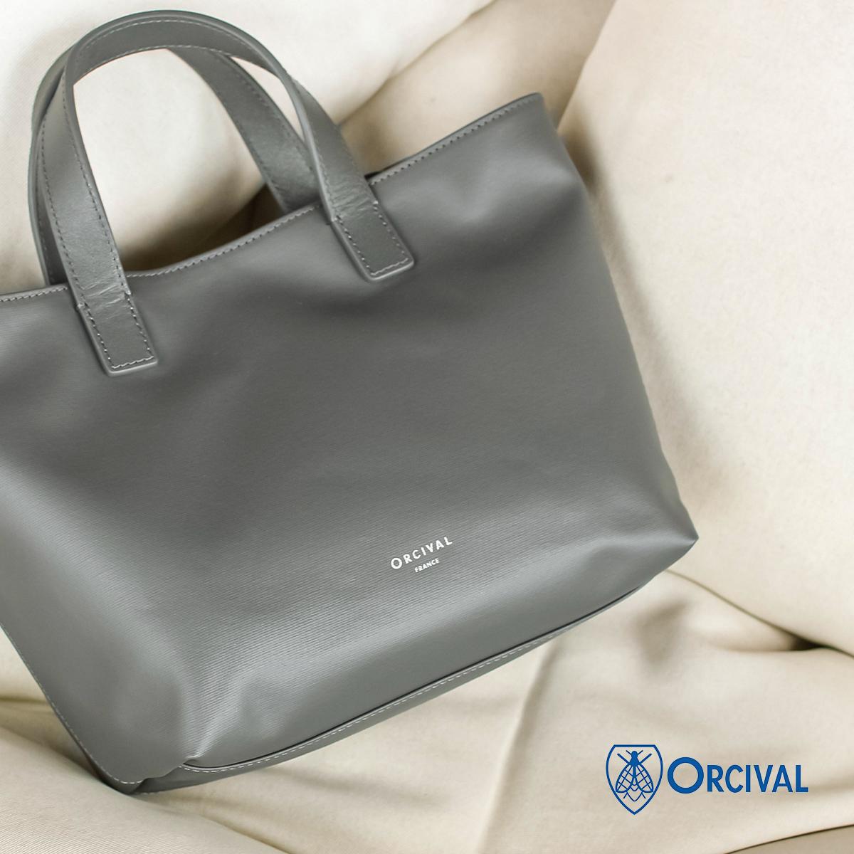 オーシバル ショルダーバッグ B6 2WAYトート ORCIVAL EMBOSSED PVC OR