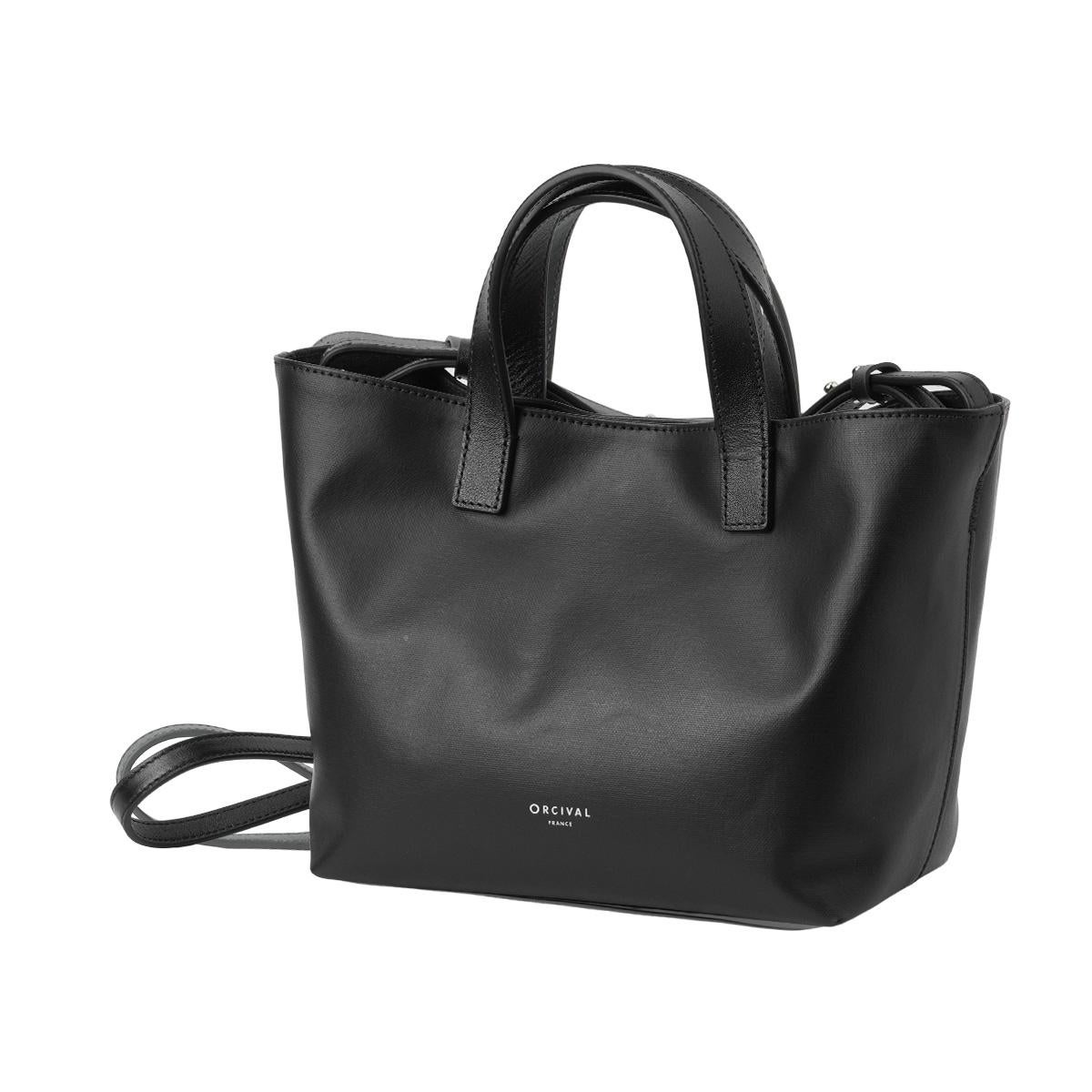 ハンドバッグ トートバッグ ショルダーバッグ 黒 オーシバル ショルダーバッグ B6 2WAYトート ORCIVAL EMBOSSED PVC OR
