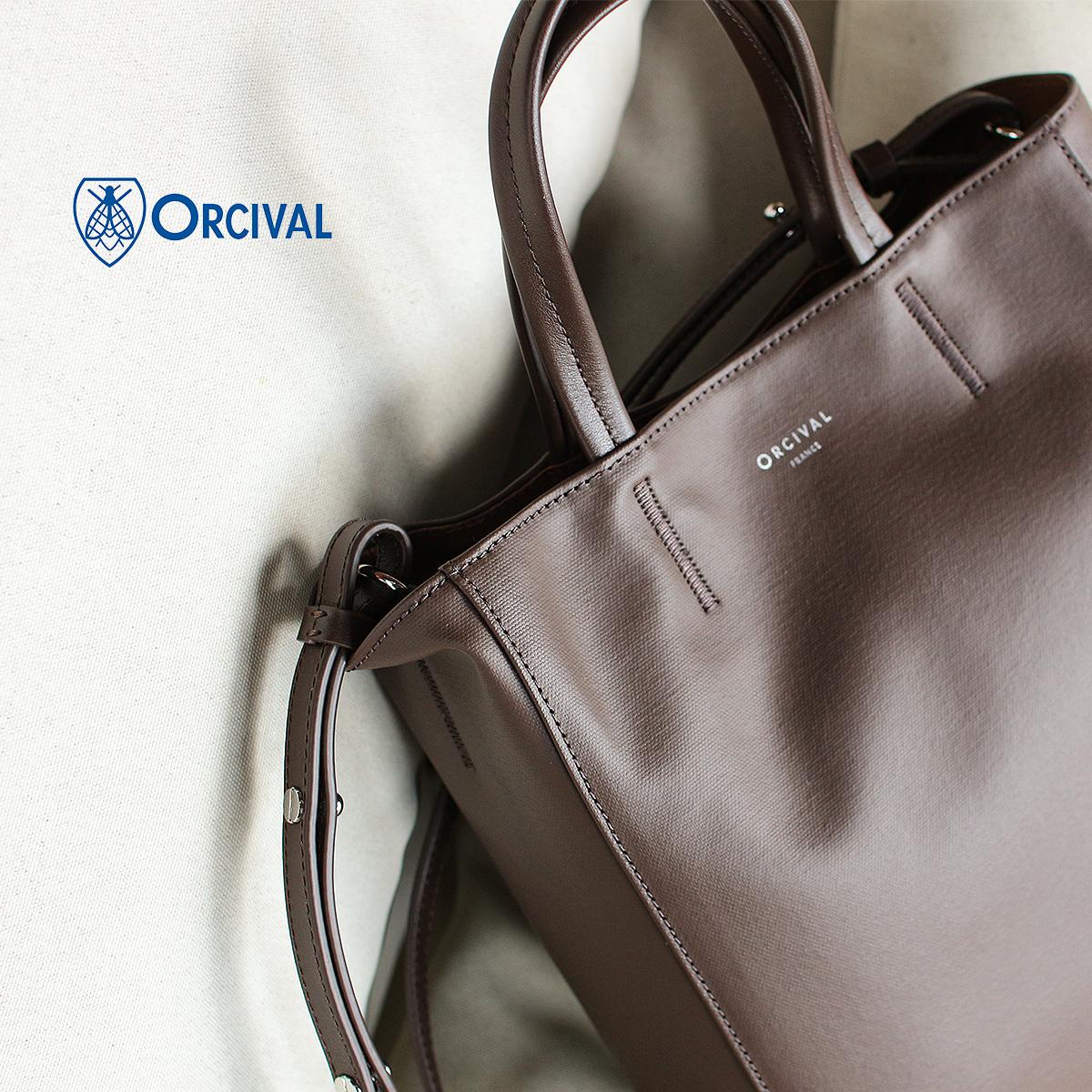オーシバル トートバッグ A5 ORCIVAL EMBOSSED PVC OR-H0331｜ONLINE
