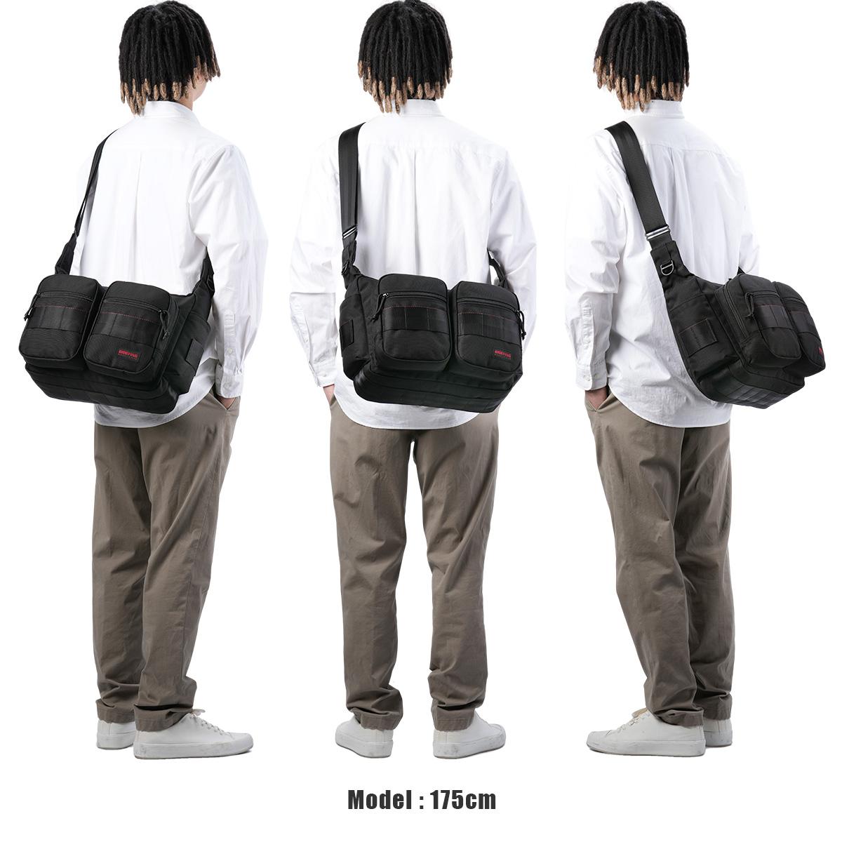 ブリーフィング USA ショルダーバッグ BRIEFING courier-should-m