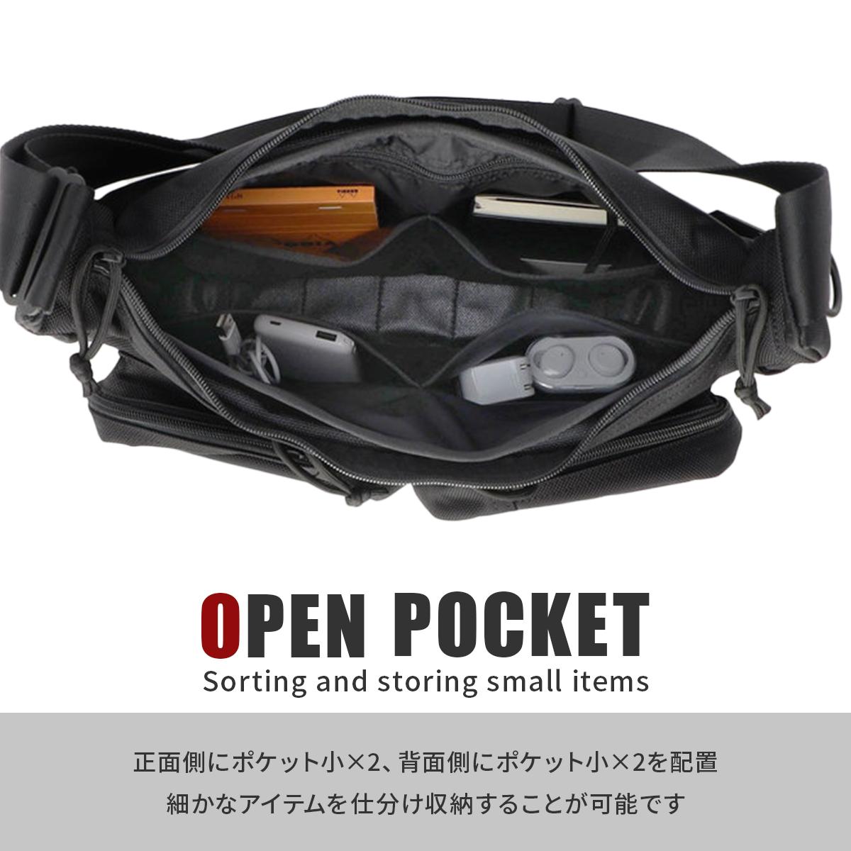ブリーフィング ショルダーバッグ メンズ ブランド 斜めがけ 大きめ 大