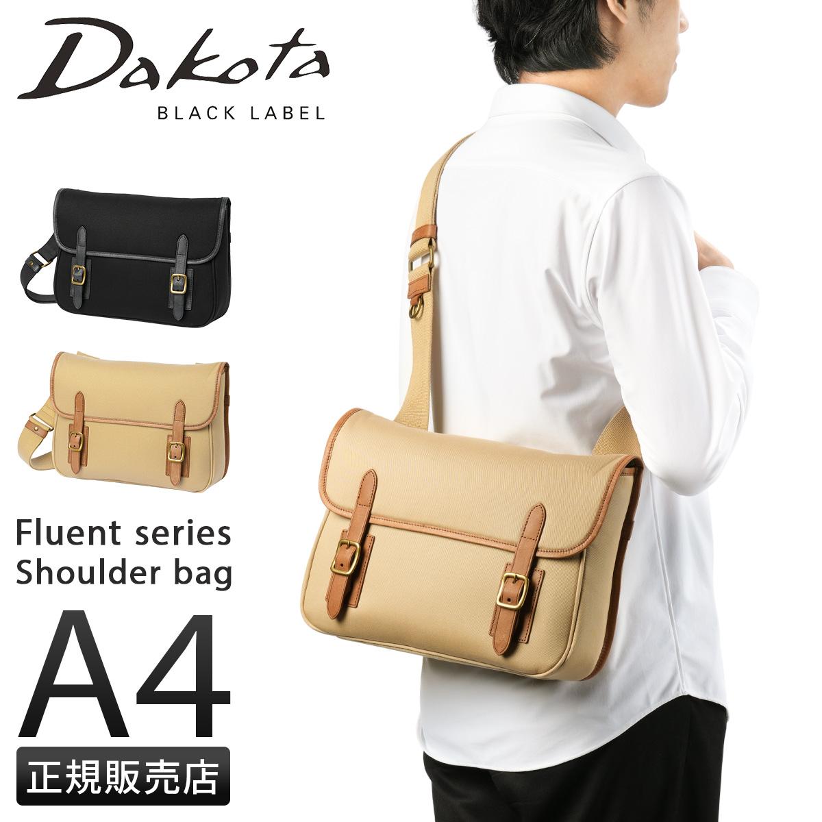 ダコタ ブラックレーベル フルーエント ショルダーバッグ A4 PC 14